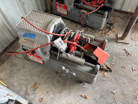 Rigid 535 Series Threading Machine - Manual Chuck Machine