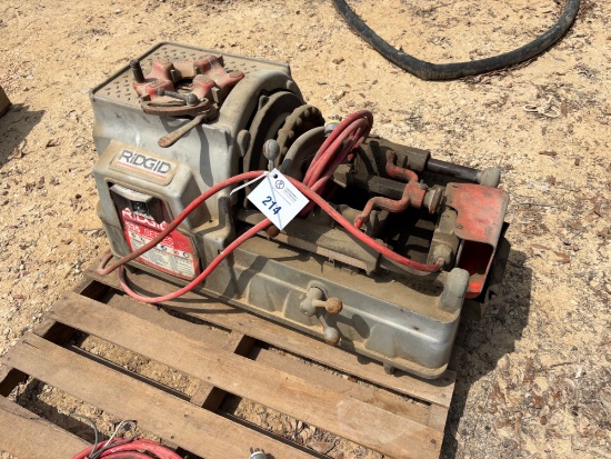 Rigid 535 Series Threading Machine - Manual Chuck Machine