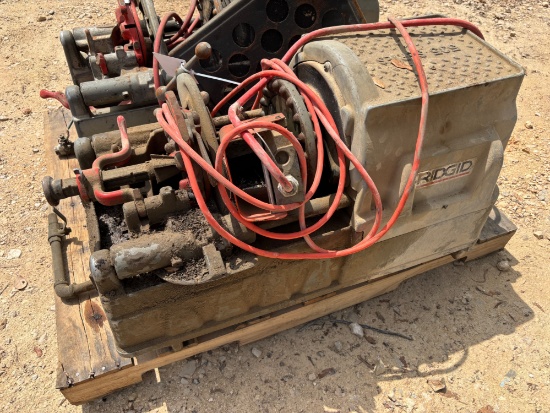 Rigid 535 Series Threading Machine - Manual Chuck Machine