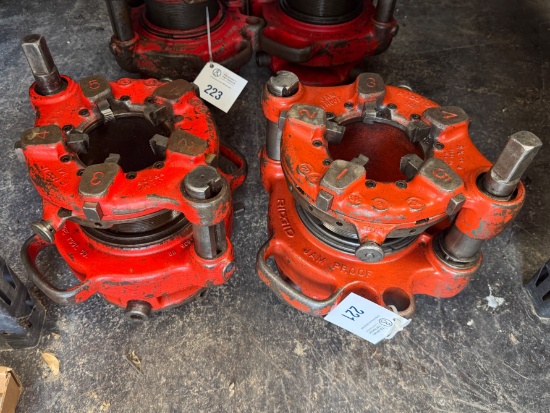 (2) Ridgid Receding Geared Threaders - Model 141/161