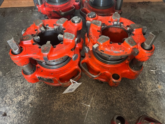 (2) Ridgid Receding Geared Threaders - Model 141/161