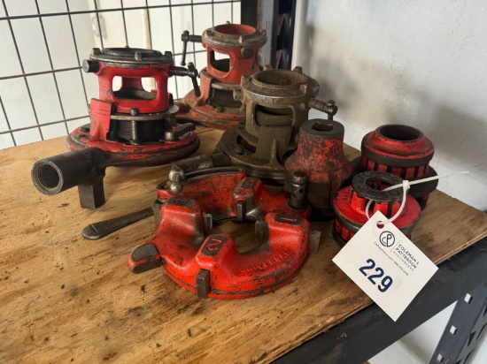 Assorted Rigid Pipe Threaders