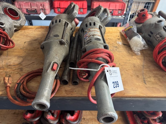 (2) Rigid 700 Power Drive 115V Threader