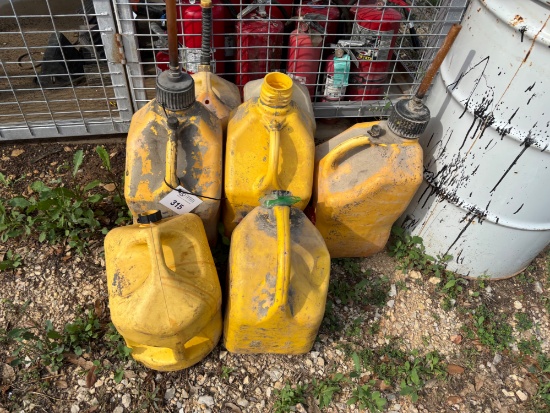 Assorted Diesel Cans