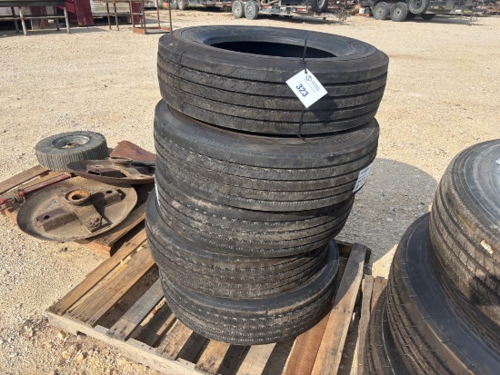 Set of 5 Kelly-Armorsteel 225/70R19.5 Tires