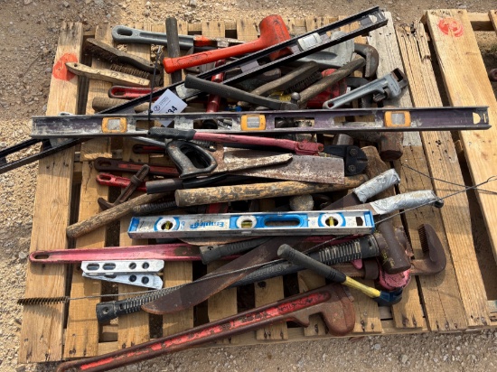 Pallet w/ Assorted Hand Tools