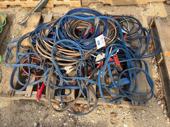 Pallet of Assorted Jumper Cables
