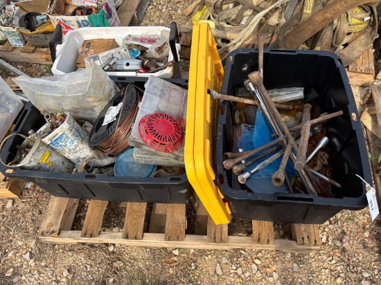 Pallet of Assorted Tools & Hardware