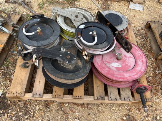 Pallet of Automatic Hose Reels