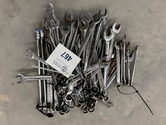 Assortment of Small Box End Wrenches - Various Sizes (Standard and Metric)