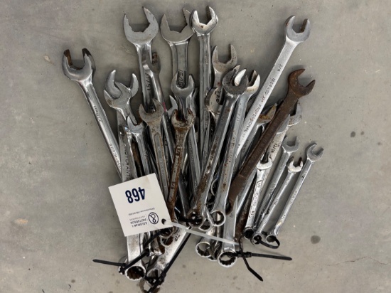 Assortment of Small Box End Wrenches - Various Sizes (Standard and Metric)