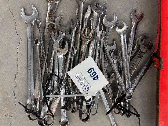 Assortment of Small Box End Wrenches - Various Sizes (Standard and Metric)