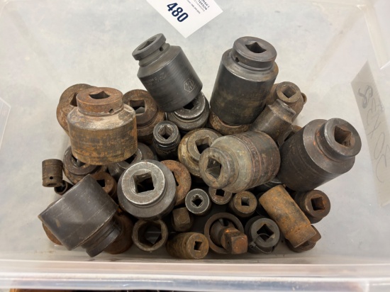 2 Boxes - Assorted Impact Sockets Various Sizes
