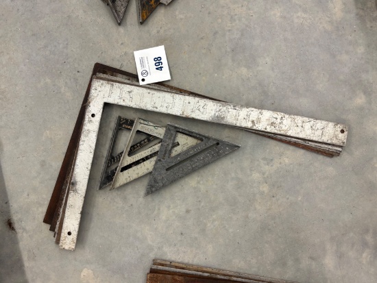 Assorted Framing Squares and Speed Squares