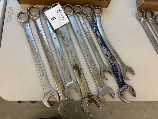 Box Lot - Misc Combination Wrenches (Various Sizes)