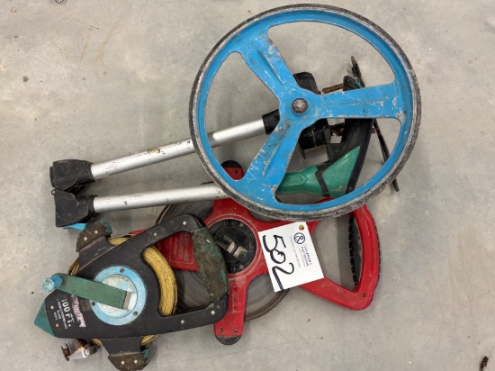 Measuring Wheel, 100' Tape & 200' Foot Tape