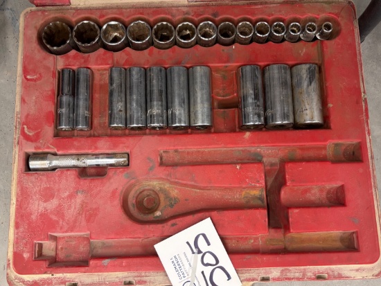 2 Boxes - 1/2 Drive Rathet and Socket Sets