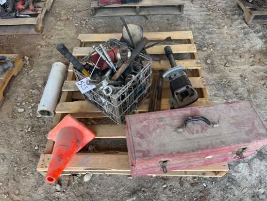 Pallet of Assorted Tools/Hardware