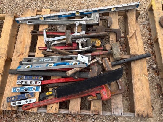 Pallet of Assorted Hand Tools