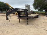 2012 Longhorn 32' Flatbed Gooseneck Trailer
