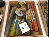 Box Lot - Misc Hand Tools & Wrenches