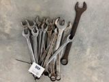 Assortment of End Wrenches - Various Sizes (Standard)