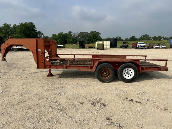 16' Flatbed Gooseneck Trailer