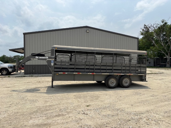 20' Gooseneck Cattle Trailer