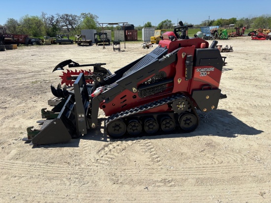 2023 Scartaire 320 Mini Skid Steer w/ Bucket & Forks
