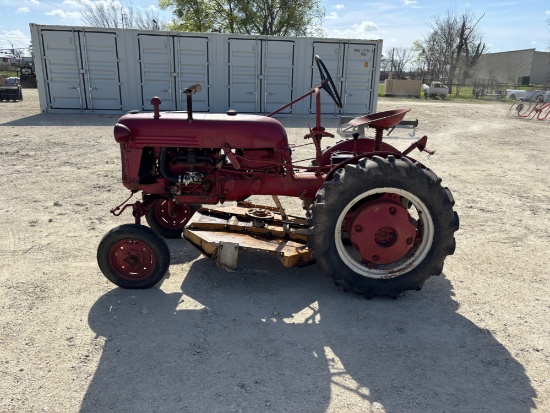 International Farmall Cub Tractor w/ Belly Mower