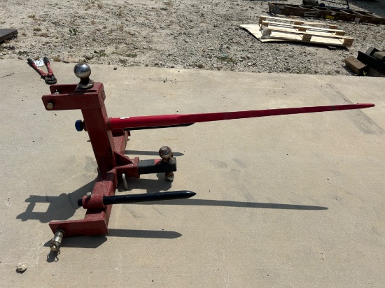 3 Point Hay Spear w/ Ball Hitch