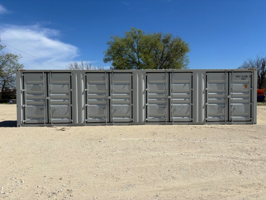 40' High Cube Multi-Door Shipping Container