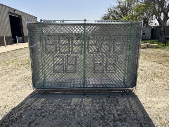 (20) 10'x6' Chain Link Fence
