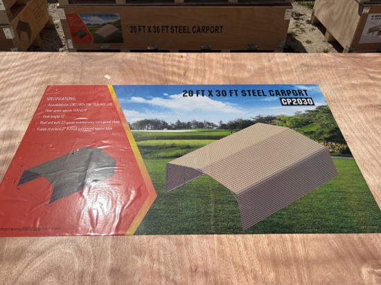20'x30' Steel Carport