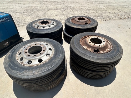 (8) - 18 Wheeler Tires