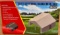23 x 22 ft, Double Garage Metal Barn Shed