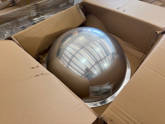 Dome Safety Mirror and 3 Flat Safety Mirrors