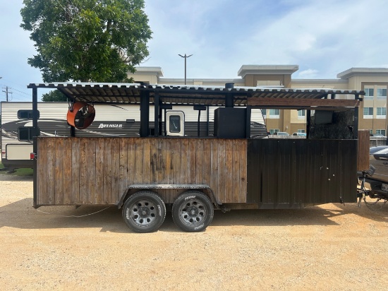 Professional BBQ Trailer 20 x 7ft