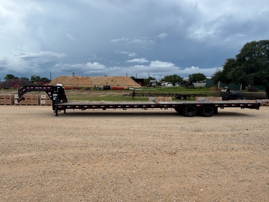 2021 40ft PJ Equipment Flatbed Gooseneck Trailer