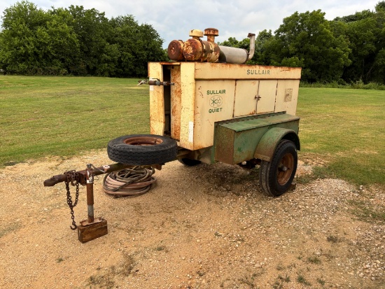 SullAir 185 Air Compressor Trailer
