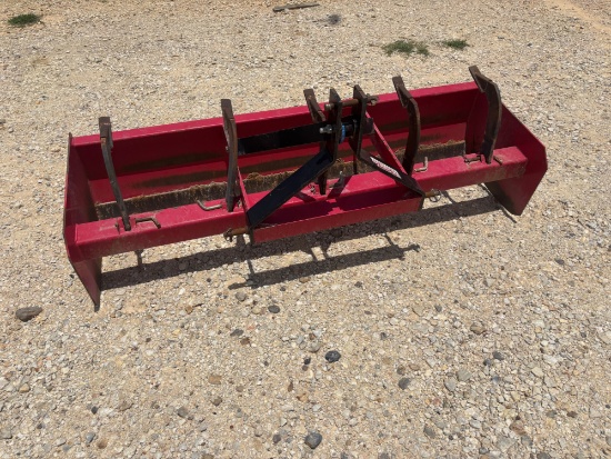 2017 Mahindra 6ft Quick Attach Box Blade Attachment