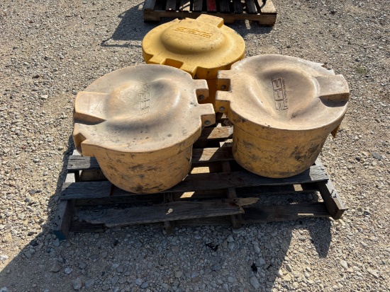 Pallet of 3 PCC Tubs