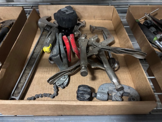 Box Lot of Assorted Hand Tools