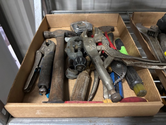 Box Lot of Assorted Hand Tools