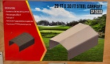 20 x 30 ft, Steel Carport