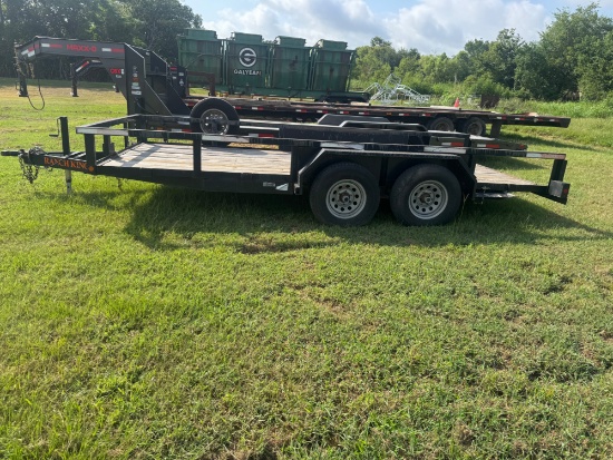 2018 16'x 83" Ranch King Bumper Pull Flatbed Trailer