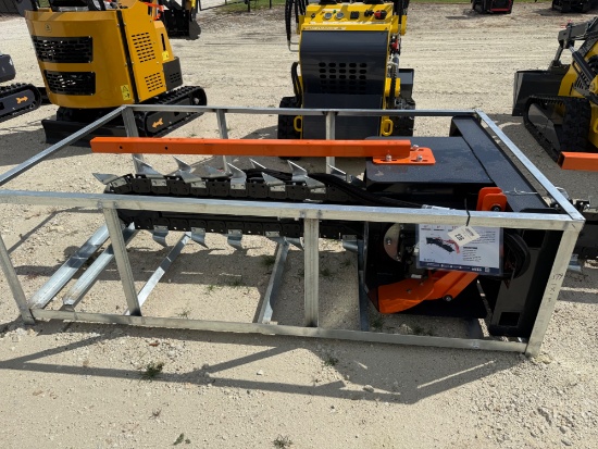 2026 Wolverine 48" Skid Steer Hydraulic Trencher Attachment