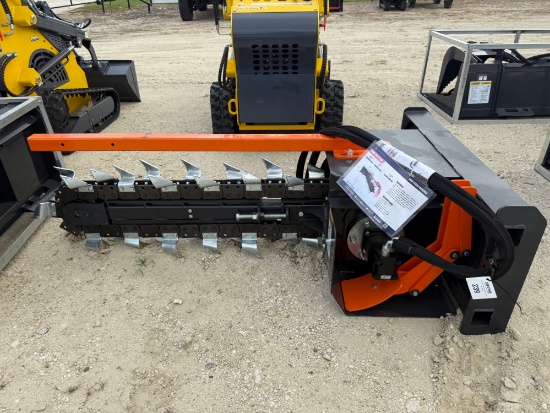 2026 Wolverine 48" Skid Steer Hydraulic Trencher Attachment