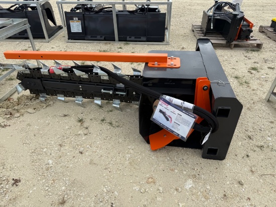 2026 Wolverine 48" Skid Steer Hydraulic Trencher Attachment