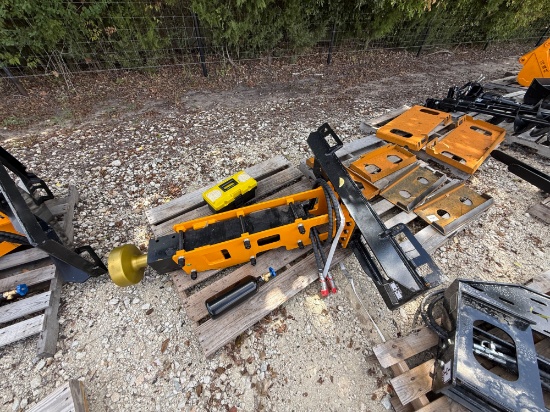 2026 GIYI Skid Steer Post Driver Attachment